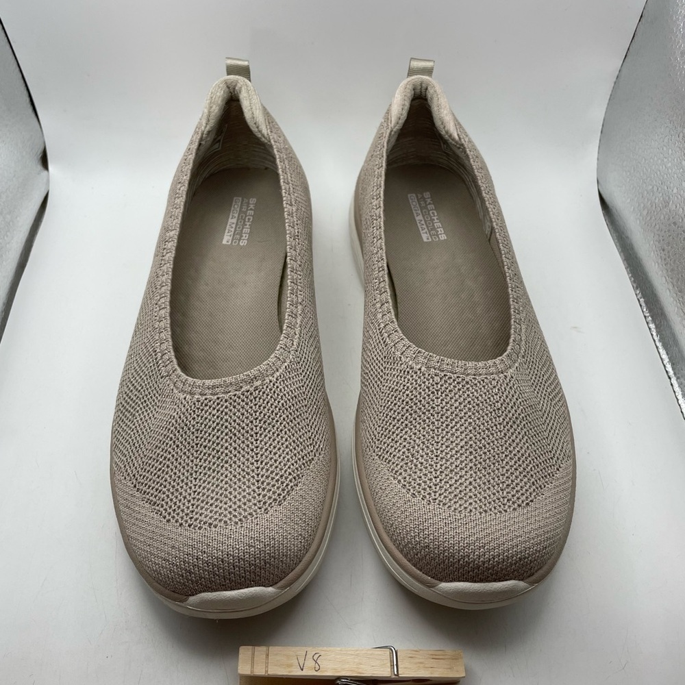 Skechers Max Cushioning Lite women’s taupe loafers size 8.5 - Picture 6 of 9